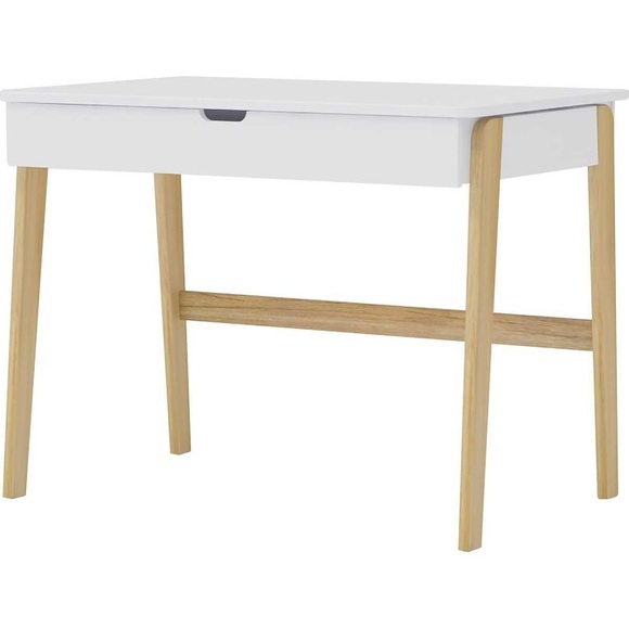 Schreibtisch Pinie weiss