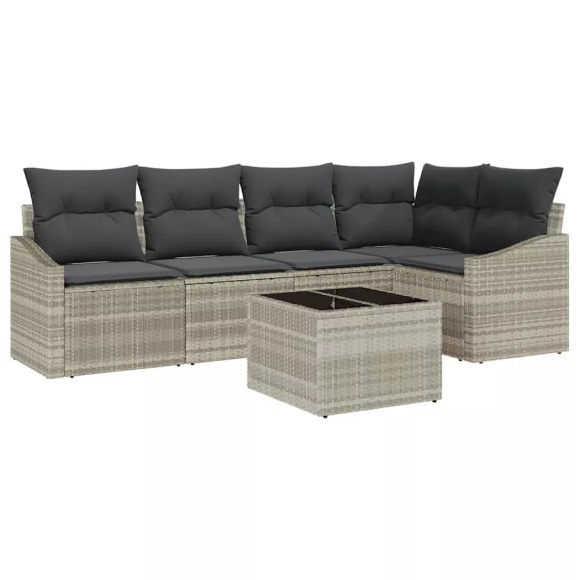 VidaXL - Outdoor-sofa poly-rattan, One Size, Grau