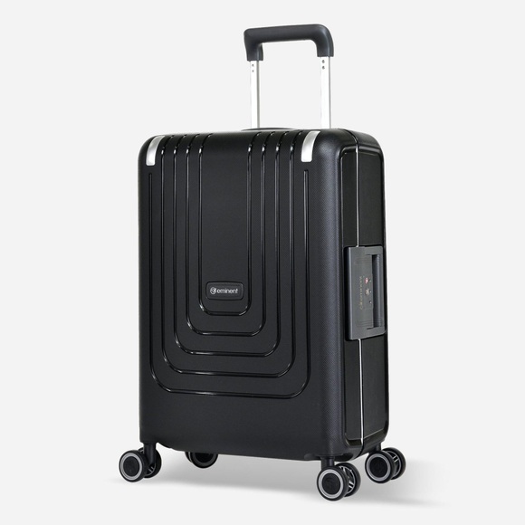 Vertica Handgepäck Koffer 4 Rollen Unisex Schwarz 55 CM