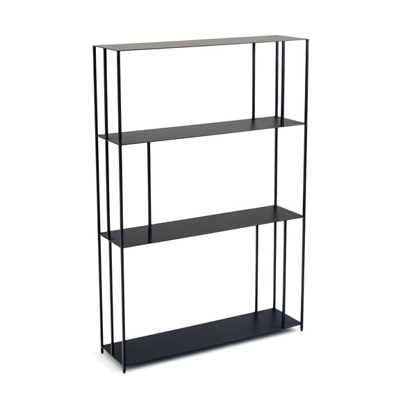 Bücherregal Parallel Xs Slim Unisex Schwarz ONE SIZE