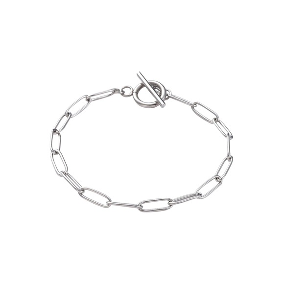 Ovatus Poliert Unisex Silber ONE SIZE