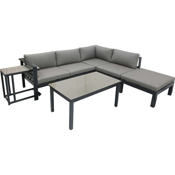 Gartenlounge Miranda Unisex Grau ONE SIZE