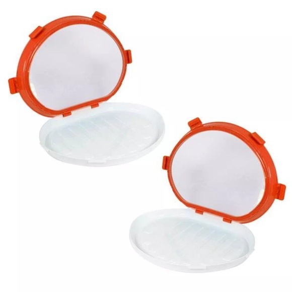 2er-Set Frischhaltedosen für Wurst- und Käse-Aufschnitt, oval / Frischhaltedosen