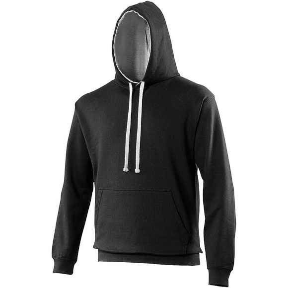 Kapuzenpullover Damen Schwarz L