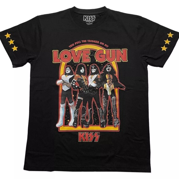 KISS - Love Gun TShirt, für Herren, Schwarz, Größe XXL