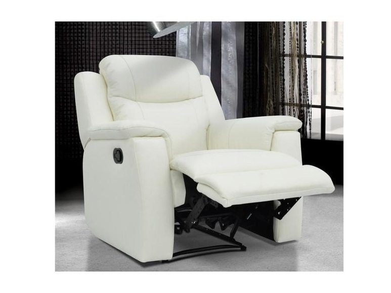 Relaxsessel Fernsehsessel Leder ElfenbeinEVASION Relaxsessel Fernsehsessel Leder ElfenbeinEVASION