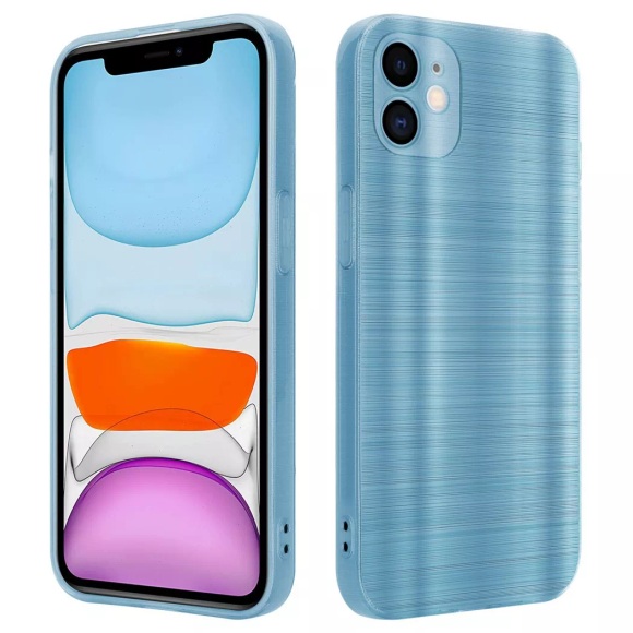 Hülle für Apple iPhone 11 im Brushed Design