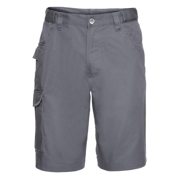Workwear Twill Shorts Cargoshorts Unisex Grau W44