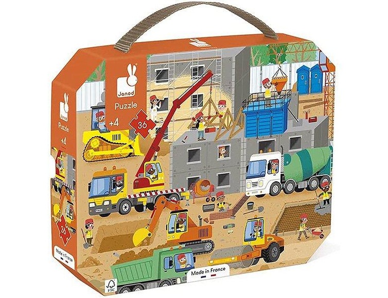 Puzzle Baustelle 36tlg. FSC