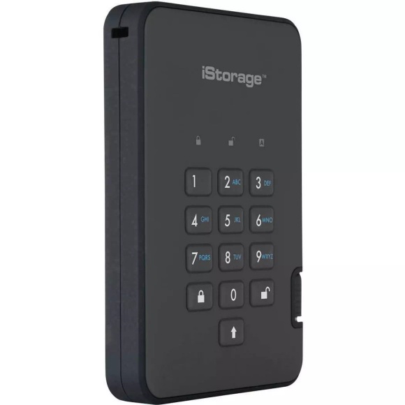 iStorage diskAshur 2® Externe Festplatte 6.35 cm (2.5 Zoll) Schwarz USB 3.1