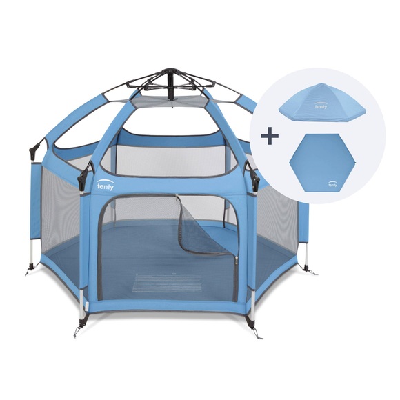 tenty Laufgitter Set Blau