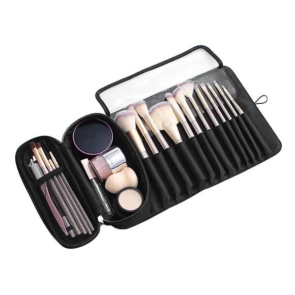 Make-up-pinseletui - Schwarz Unisex ONE SIZE