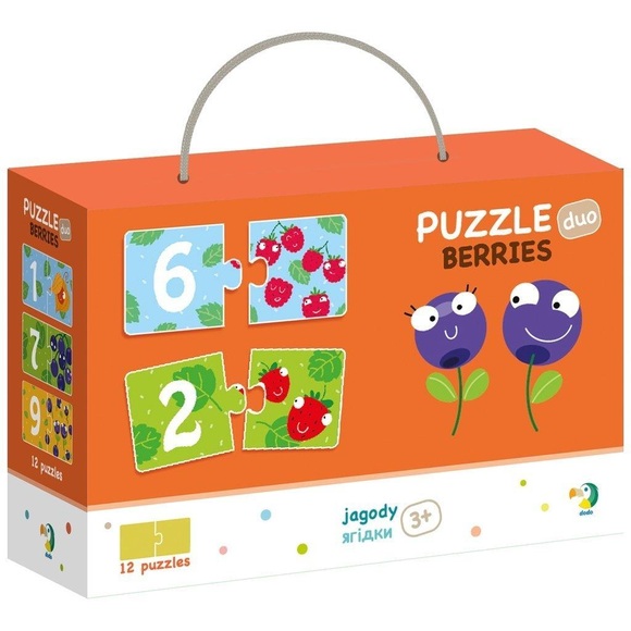 Dodo - Puzzle Duo Beeren 12er Pack, 36M+