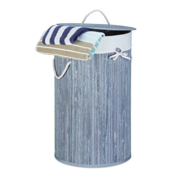 B2X - Wäschekorb Bambus rund, 68cm