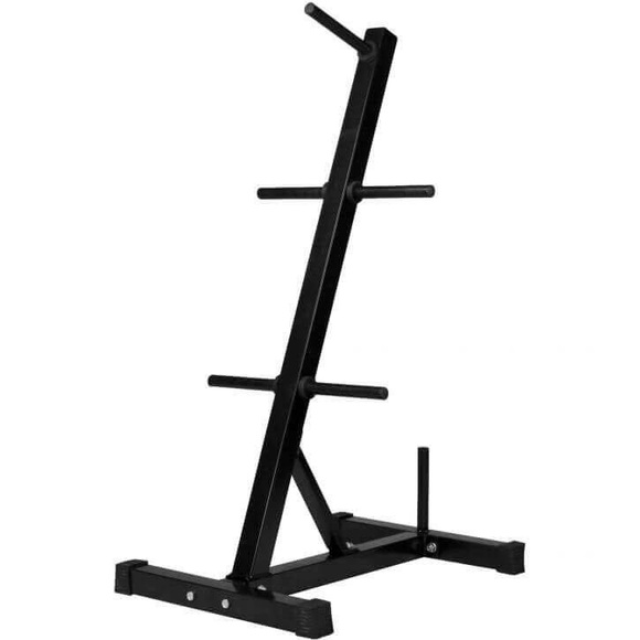 Hantelscheibenständer Unisex Schwarz ONE SIZE