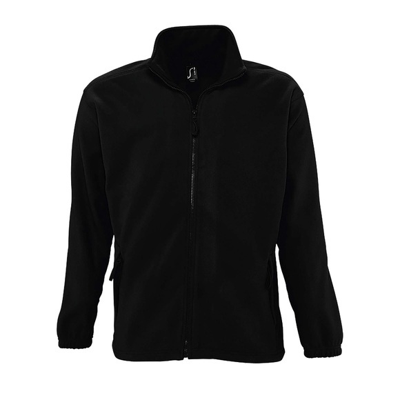 Outdoor Fleece Jacke North Herren Schwarz 4XL