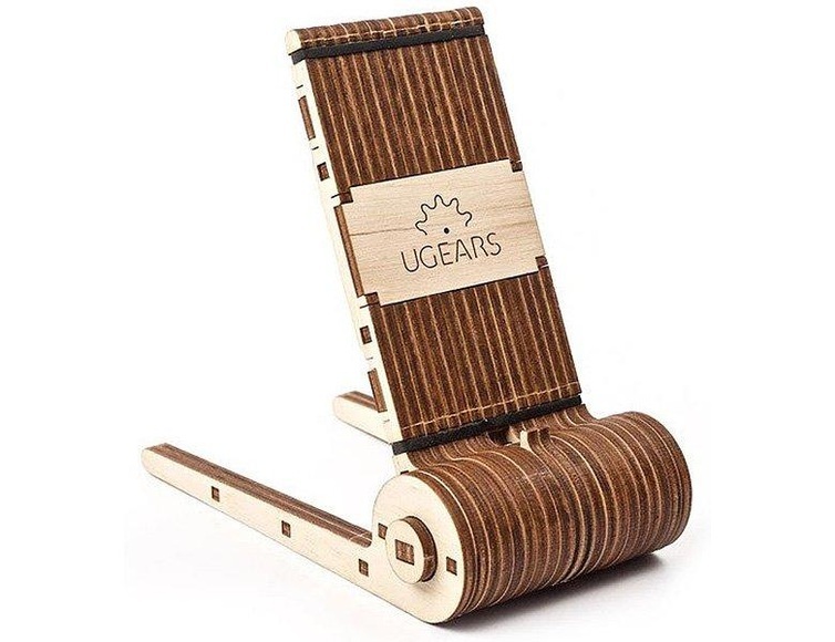 Ugears - Klappbarer Smartphone-Ständer, 73 Bauteile