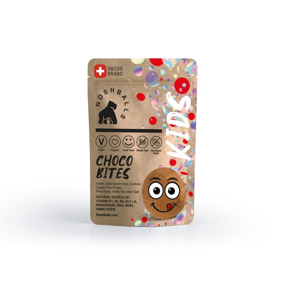 NOSHBALLS Bio Dattelkugeln Kids mit Choco Bites (2x20g)