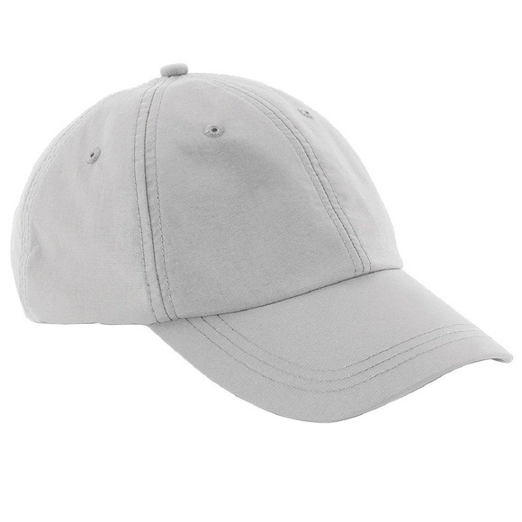 Wasserbeständig 6 Panel Baseball Kappe Herren Grau ONE SIZE