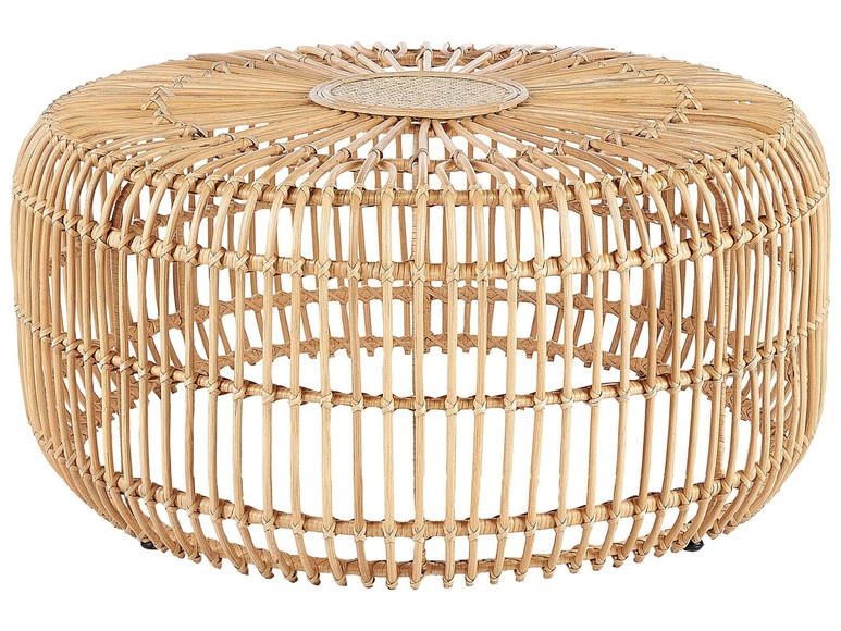 Couchtisch aus Rattan Boho RANDAZZO Couchtisch aus Rattan Boho RANDAZZO