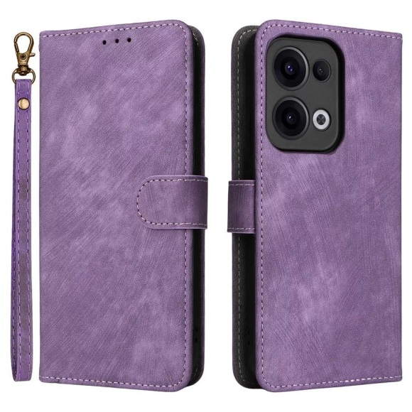 Cover-Discount - OPPO Reno13 Ledertasche mit RFID Blocker, Violett