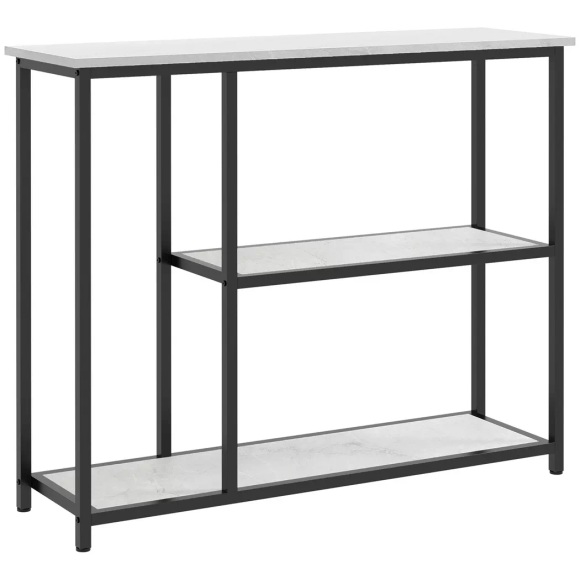 HOMCOM - Konsolentisch, One Size, Weiss