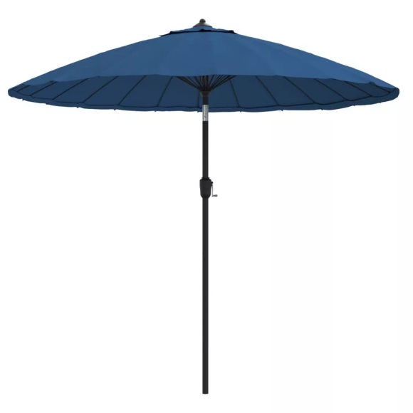 Sonnenschirm mit Aluminium-Mast 270 cm Azurblau