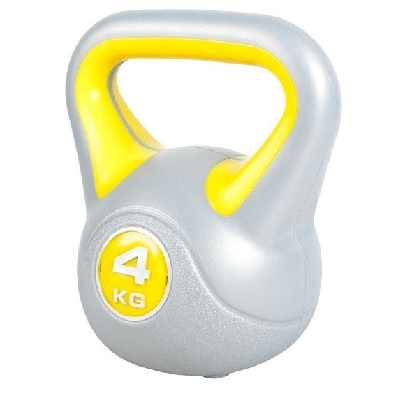 Kettlebell Stylish Unisex Gelb Bunt 4kg