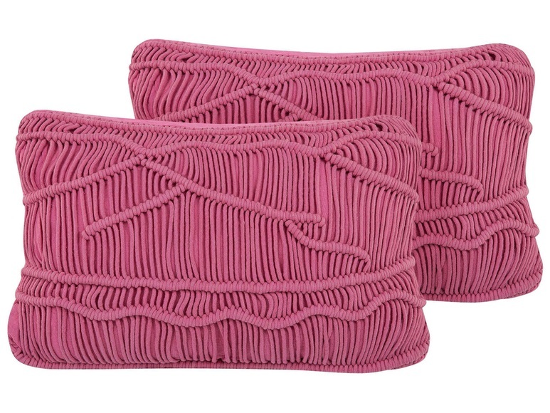 Kissen 2er Set aus Baumwolle Boho KIRIS Kissen 2er Set aus Baumwolle Boho KIRIS