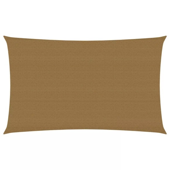 vidaXL Sonnensegel 160 g/m² Taupe 4x7 m HDPE