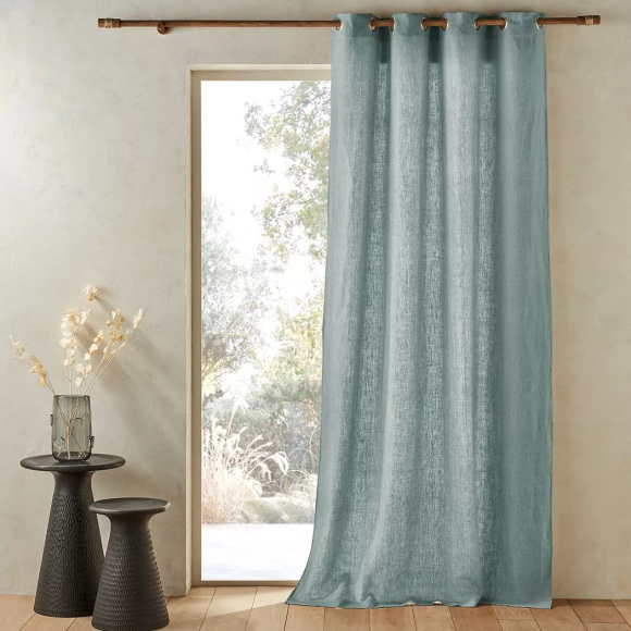 Vorhang Private Unisex Blau 140x350CM