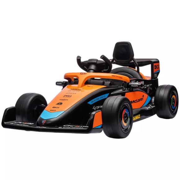 Northio - McLaren Kinderauto, mit 2-Gang, 2 Motoren, Fernbedienung, MP3 USB, Federung, Hupe, für 3-5 Jahre Kinder, Tragfähigkeit 30 kg, Orange, One Size