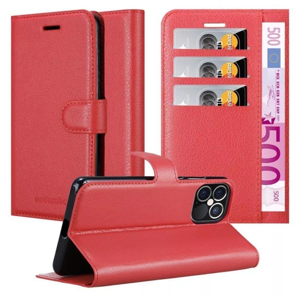 Hülle für Apple iPhone 12 PRO MAX Standfunktion, Kartenfach