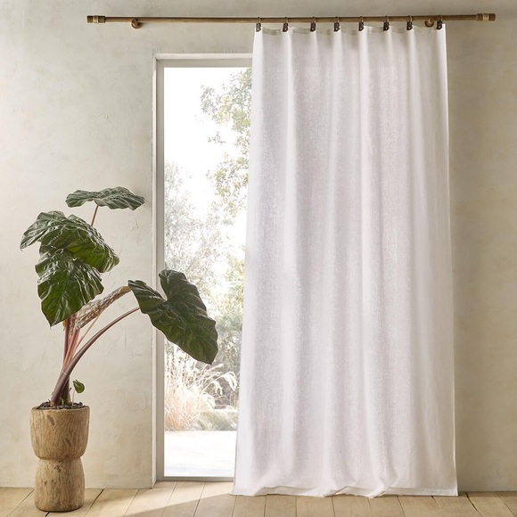 Vorhang Private Unisex Weiss 140x350CM