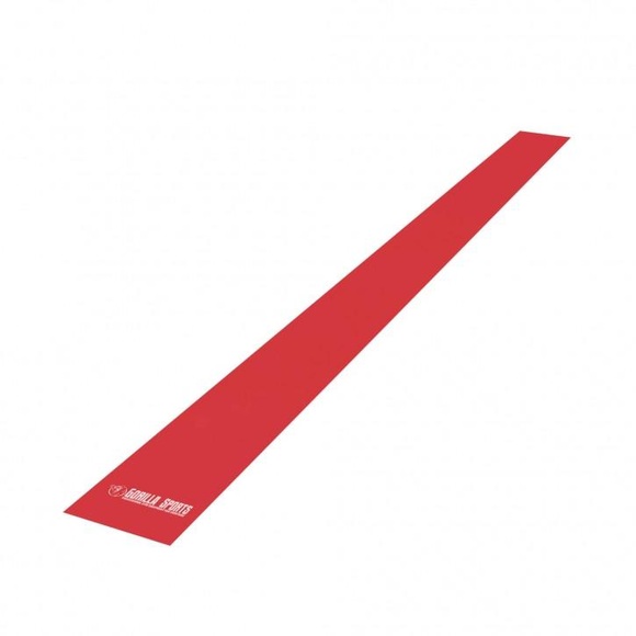Gorilla Sports - Latex Fitnessband Rot 120 cm