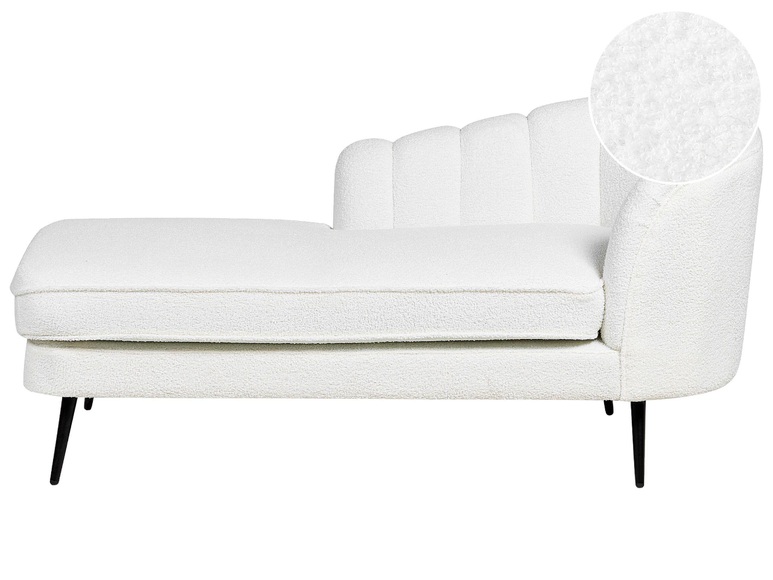 Chaiselongue aus Bouclé Glamourös ALLIER Chaiselongue aus Bouclé Glamourös ALLIER