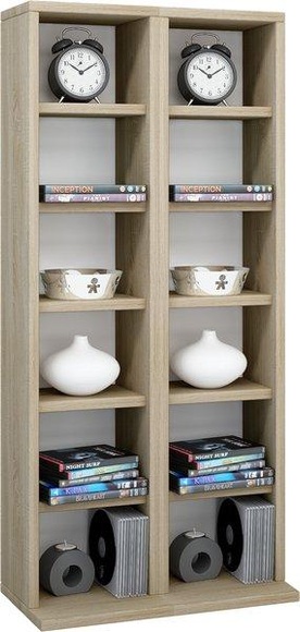Holz CD DVD Stand Regal Schrank Aufbewahrung Standregal Ständer Milano Holz CD DVD Stand Regal Schrank Aufbewahrung Standregal Ständer Milano
