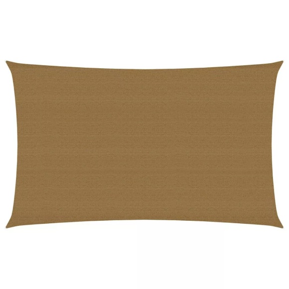 vidaXL Sonnensegel 160 g/m² Taupe 5x8 m HDPE