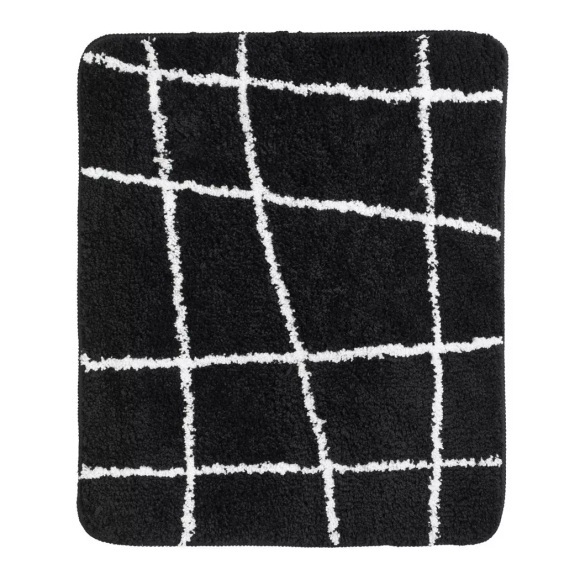 Diaqua - Badteppich Network 55 x 65 cm, Anthrazit