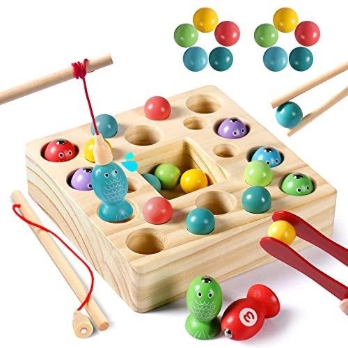 Motorikspielzeug Angelspiel, Kinderspielzeug Multicolor