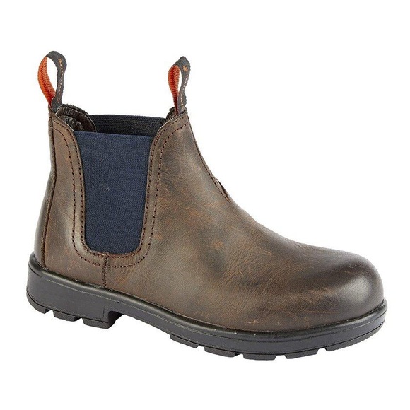 Stiefeletten, Gewachstes Leder Unisex Braun 30