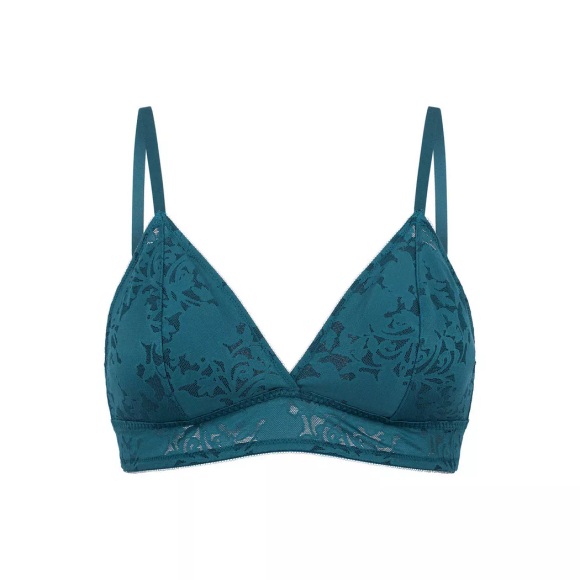 BH bügelfrei herausnehmbare Pads petrol - Modern Lace 75B