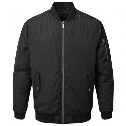 Gepolsterte Bomberjacke Herren Schwarz L