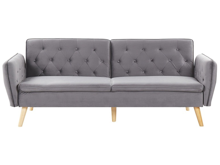 Schlafcouch aus Samtstoff Modern BARDU Schlafcouch aus Samtstoff Modern BARDU