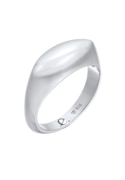Ring Siegelring Marquise Design Damen Silber 58mm