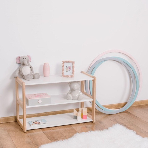 Montessori-atmosphäre, Kinderzimmer, Montessori-regal - Weiß Unisex ONE SIZE