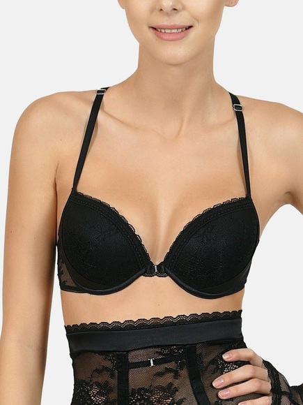 Eternity-push-up-bh Damen Schwarz A/75