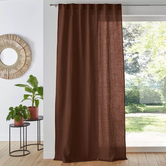 La Redoute Intérieurs - Vorhang Onega, 135x220cm, Rot