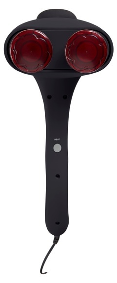 Massagestab Inkl. Heizköpfe Unisex Schwarz ONE SIZE