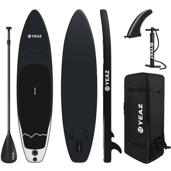 Nalu - Exotrace - Set Sup Board And Kit - Eclipse Black Unisex Schwarz ONE SIZE